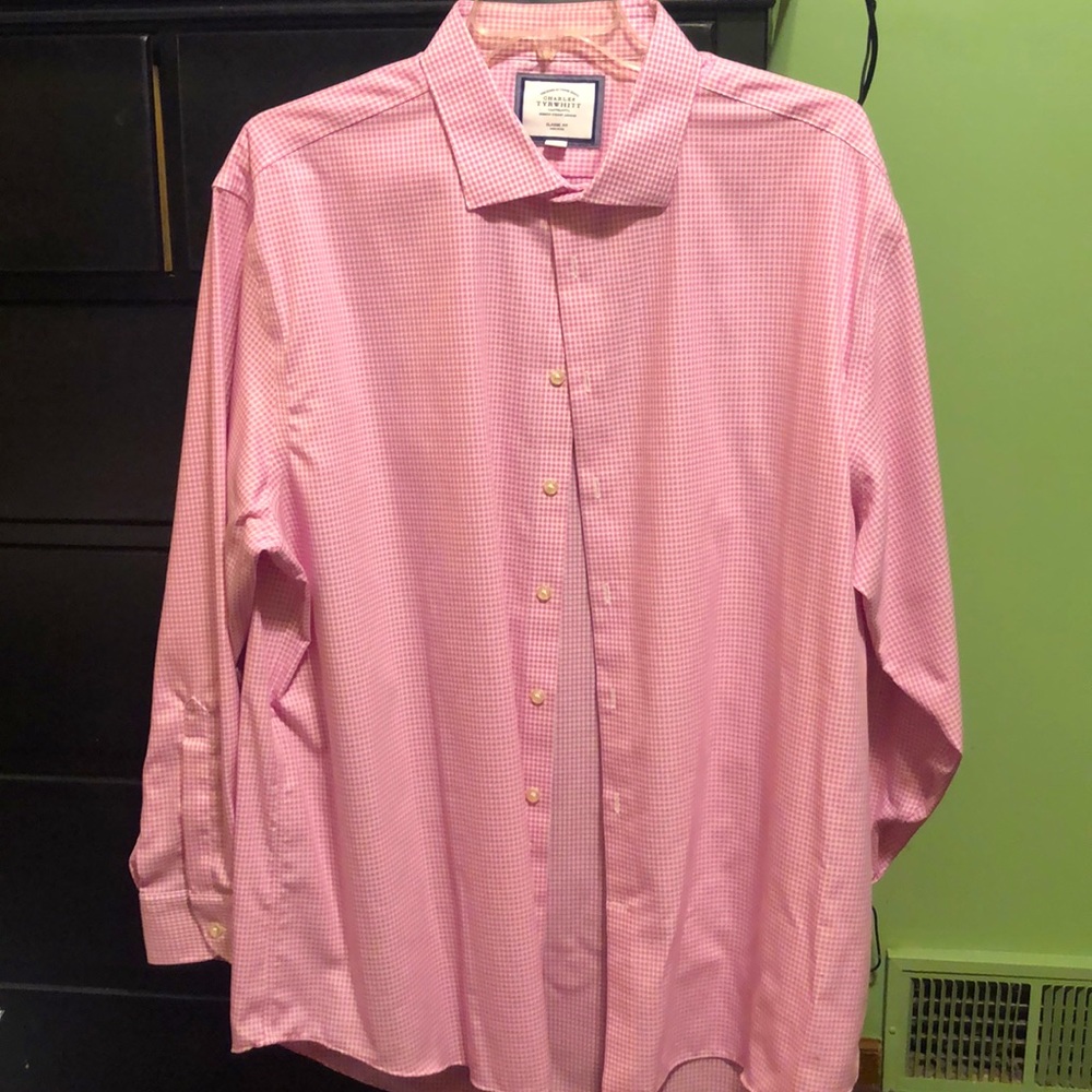 Charles Tyrwhitt Shirt / Big & Tall/ Pink
